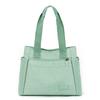 Bolsa Tote Colorida de Raposa de Grande Capacidade para Mulheres Estilo Japonês Bolsa de Ombro Simples Roupas de Trabalho para Ir ao Trabalho Bolsa Multicamadas para Computador
