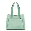 Bolsa Tote de Grande Capacidade 2024 Verão Novo Estilo Feminina Japonesa Simples Bolsa de Ombro para o Trabalho Mãe