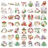 Pegatinas Navideñas Populares en Varios Estilos, Pegatinas de Tatuaje de Regalo de Navidad, Pegatinas en Rollo, Pegatinas Navideñas