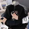 Camiseta de Manga Corta para Niña 2026 Nuevo Verano Dibujos Animados Manga Corta para Niñas, Corte Holgado para Bebés y Niños Pequeños, Moderna