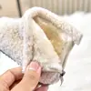 Botas de Piel para Niñas 2026 Invierno Nuevas Botas de Nieve Cálidas para Niños Botas de Algodón para Bebé Lindas Botas Cortas con Forro Polar para Niñas