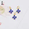 Pulsera Colgante Accesorios para Joyería DIY Colgante de Mariposa Colgante de Trébol de Cuatro Hojas Año Nuevo Adornos Pequeños DIY
