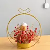 Adornos de inauguración feliz diseño de casa nueva suministros para la ceremonia de mudanza a la casa cesta de flores decoraciones para sala de estar en casa fruta abundante