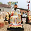 Dios de la montaña resina plástico reforzado con fibra de vidrio estatua de Buda adorada templo dios de la montaña dios estatua grande dios de la montaña bodhisattva montando tigre dios de la montaña tierra