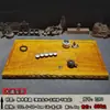 Peça Inteira de Madeira Dourada Nanmu para Bandeja de Chá, Bandeja de Chá Doméstica Feita à Mão, Mesa de Chá com Escultura de Raiz de Jacarandá, Bandeja de Chá com Drenagem, Conjunto de Chá