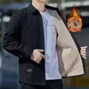Camisas de Veludo Masculinas para Outono e Inverno de Exportação Transfronteiriça, Camisas de Manga Longa Quentes Espessadas, Jaquetas Internas para Trabalho, Casuais e Modernas