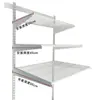 Quarto de Armazenamento 800 Prateleiras de Parede, Estrutura Simples de Metal para Armazenamento Combinado Guarda-Roupa, Armazenamento em Múltiplas Camadas