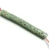 Uma cruz de furo grande de mercadorias gravada flor Road Lutong contas de barril diy artesanato acessórios de corda Mianmar contas de jade de jade atacado