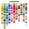 Kit de Materiales para Bean Art con Herramientas Hechas a Mano Caja de Bean Art de 2.6 mm Set de Herramientas DIY para Colorear