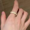 Anillo de mariposa de esmalte colorido con apertura ajustable para mujer, diseño de nicho de alta sensación, anillo único, nueva pulsera de moda