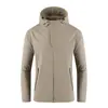Chaqueta con Capucha Ligera para Hombre Protección Solar Ropa para la Piel Protección UV Transpirable Tela de Secado Rápido Versátil para Viajes al Trabajo Chaqueta de Protección Solar