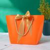 Saco de papel com laço para atacado versão horizontal bolsa de presente portátil grande e pequena estilo ins bolsa de embalagem para roupas