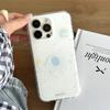 Funda de Teléfono IMD con Fondo Blanco, Funda Suave Tipo Piel de Elefante Blanco de Cobertura Total, Borde Suave, Funda de Teléfono Creativa para Parejas Estilo Ins Helado Colorido