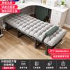 Cama plegable individual para uso doméstico, sencilla, para almuerzo, oficina, siesta para adultos, para exteriores, cama pequeña, reclinable.