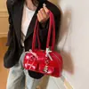 Bolso de Mano de Alta Gama para Viajes Primavera/Verano 2026 Bolso Grande de Hombro o Axila Versátil Bolso Boston de Doble Bolsillo