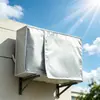 Funda protectora para unidad exterior de aire acondicionado, tipo todo incluido, impermeable, a prueba de polvo y a prueba de sol, universal para unidades de aire acondicionado exteriores, diseño simple