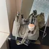 Bolso Grande Casual para Mujer 2025 Nueva Moda Verano Bolso de Tela Bolso de Hombro Bolso Tote de Gran Capacidad Bolso Cruzado para Clase y Viajes