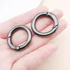 Anillo de Apertura de Resorte de 20-35 mm, Llavero de Anillo de Resorte Universal Redondo, Accesorios para Joyería DIY al por Mayor