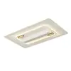 Luminária de teto com ventilador sem pás, best-seller transfronteiriço, para sala de estar, sala de jantar, quarto, com frequência variável, iluminação silenciosa e protetora para os olhos