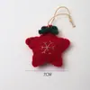 Shangjin [Novos Produtos para o Natal] Série Coleção de Feltro Vermelho e Verde de Natal Caixa de Presente Acessórios Enchidos Atacado