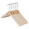 Perchero de Madera Maciza con Esponja para Ropa, Perchero Antideslizante para el Hogar, Soporte de Ropa Sin Costuras Anti-Hombro, Perchero para Colgar Bolsos y Ropa, Venta al por Mayor