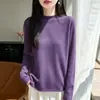 Llegada Nueva Transfronteriza Suéter de Punto Cuello Redondo Encaje Hueco Capa Base para el Trabajo Otoño Invierno Suave Pegajoso Holgado Suéter Pulóver