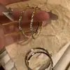 Brincos Ovais Simples de Agulha de Prata Metal Frio Argola de Orelha Leve Luxo High-end Moda Brincos Senso de Design Nicho