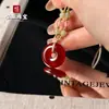 Alimento natural para caballos, colgante de paz de ágata de hielo de alta calidad, colgante de princesa de ágata roja, colgante de jade, suministro mayorista transfronterizo de colgantes