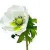 Nuevo producto transfronterizo: flor de anémona individual artificial para decoración de pared de flores de boda y estudio fotográfico, accesorios para escaparates de centros comerciales