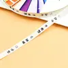 Ventas Directas de Fábrica Cinta Acanalada Blanca de 1.0m Estilo Ins Cinta para Pasteles Cinta para Envolver Regalos Decoración de Ramo en Inglés