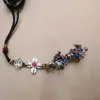 Colgante de Campanilla Vajra con Mantra de Seis Sílabas, Colgante para Bolso Estilo Étnico, Accesorios de Viaje DIY, Joyería al por Mayor