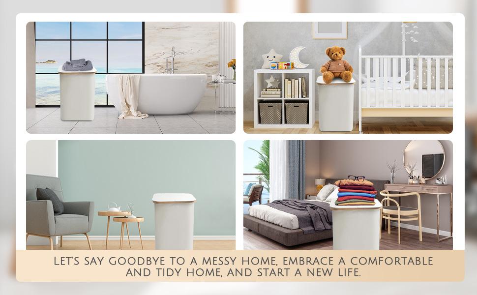 Large Laundry Hamper with Lid