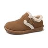 Sapatos de Algodão Femininos com Solado Grosso e Forro de Lã para o Inverno, Espessos e Quentes, Novo Estilo para o Inverno de 2026, Sapatos Casuais com Solado Macio, Sapatos de Algodão Bn5801