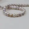Perlas de Agua Dulce Naturales Sueltas de 9-10 mm, Casi Redondas con Superficie Ligeramente Texturizada, Perlas Enfiladas, Accesorios DIY de Perlas Zhuji