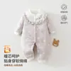 Mono Acolchado de Invierno para Bebé Engrosado 60g Ropa Caliente de Algodón Otoño Invierno Para Recién Nacidos Para Salir Ropa de Algodón Pelele para Bebé