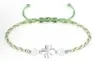 Pulseira de Trevo da Sorte de Quatro Folhas em Prata Esterlina 999 Feita à Mão Novo Estilo Chinês Estilo Nacional Nicho Presente para Melhor Amigo Atacado