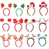 Diadema Brillante de Navidad, Aro para la Cabeza, Diadema para Fiesta Navideña, Cornamentas de Reno para Fiesta Navideña Empaquetadas Individualmente