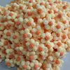 Flor de borla flor tejida hilo de flor flor DIY flor tejida a mano flor de ganchillo DIY ropa accesorio para el cabello materiales y componentes