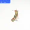 Código de Ángulo Ángulo de Hierro Tablero de Madera Mesa y Silla Armario para Ropa Conector de Fijación Ángulo Recto de 90 Grados Placa Soporte Laminar Tipo L Pequeño