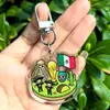Llavero Emblema Copa Mundial 2026 EE.UU., Canadá y México Colgante de Merchandising de Equipo de Fútbol Regalo Copa Transfronteriza Fuerte EE.UU.