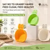 Pala para comida de mascotas para uso doméstico, a prueba de humedad y deshumidificante, pala multifuncional de grado alimenticio para alimentar gatos y perros, accesorios para mascotas
