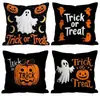 Fundas de almohada de Halloween al por mayor transfronterizas, calabaza, calavera, decoración de fiesta en casa festiva, cojines para sofá cama de sala de estar