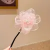 Novo Estilo Acessório de Cabelo Flor de Renda para Crianças, Perfeito para Penteados de Coque de Meninas, uma Ferramenta Super Fácil para Meninas Criarem um Coque de Fada