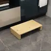 Taburete de madera maciza simple, alfombrilla antideslizante para baño que aumenta la altura, tapete para suelo de oficina y cocina que aumenta la altura, lavabo de noche