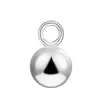 Plata de Ley 925 Redonda de un Solo Círculo Hecha a Mano DIY Joyería Pulsera Collar Conexión Final Accesorios Fábrica Stock Listo Entrega 48H