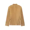 Chaqueta de Botones Elegante Simple de Color Sólido para Mujer, Novedad Primavera 2026 Transfronteriza AliExpress 3046261