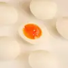 Huevos Pasados por Agua Ricos en Selenio 40g, Huevos Pasados por Agua Listos para Comer, Huevos Duros Cocidos por 7 Minutos, Huevos Desayuno Nutritivos Instantáneos, Empaquetados Individualmente
