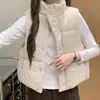 Chaleco de moda de pana para exteriores 2026 nuevo otoño e invierno chaleco holgado chaqueta cálida con cuello alto versátil