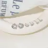 Pendientes Geométricos Originales de Estilo Casual para Mujer, Diseño de Lujo Accesible, Chapado Ecológico Aguja de Plata S925 Tienda Accesorios de Compra al por Mayor