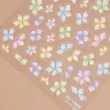 Redanco5D Embutido Popular Desenho Animado Adesivo para Unhas Concha Flor Leve Adesivo Estéreo para Unhas Dr1421